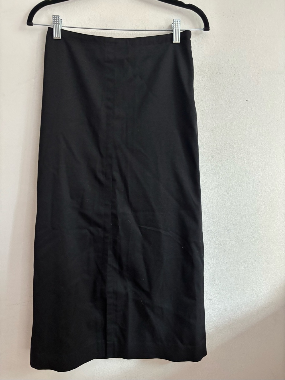 Maison Margiela Black Maxi skirt with slit
